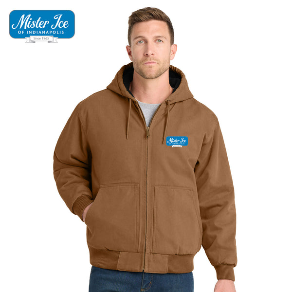 Mister Ice - CSj41 CornerStone® Washed Duck Cloth Insulated Hooded Work Jacket