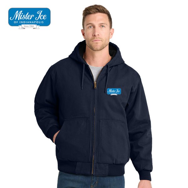 Mister Ice - CSj41 CornerStone® Washed Duck Cloth Insulated Hooded Work Jacket