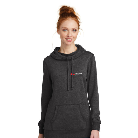 Morales Group and Accion - DM493 District ® Women’s Lightweight Fleece Hoodie