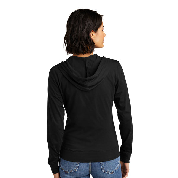 Hanzo - DT2100 District ® Women’s Fitted Jersey Full-Zip Hoodie