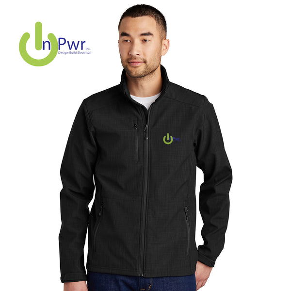 EB532 Eddie Bauer® Shaded Crosshatch Soft Shell Jacket