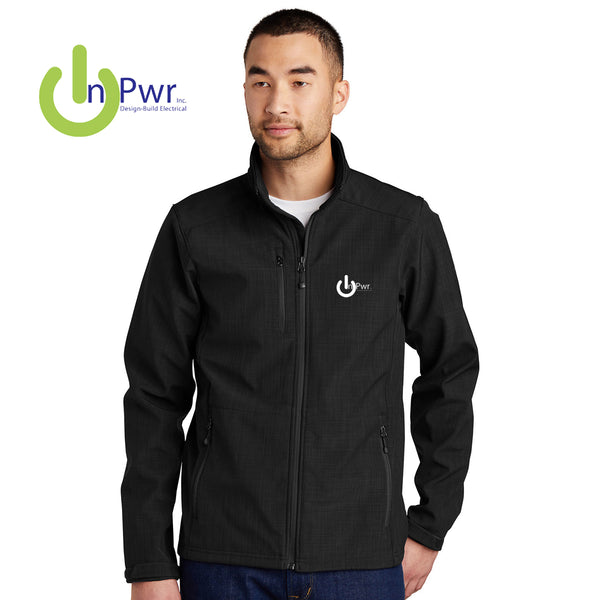 EB532 Eddie Bauer® Shaded Crosshatch Soft Shell Jacket