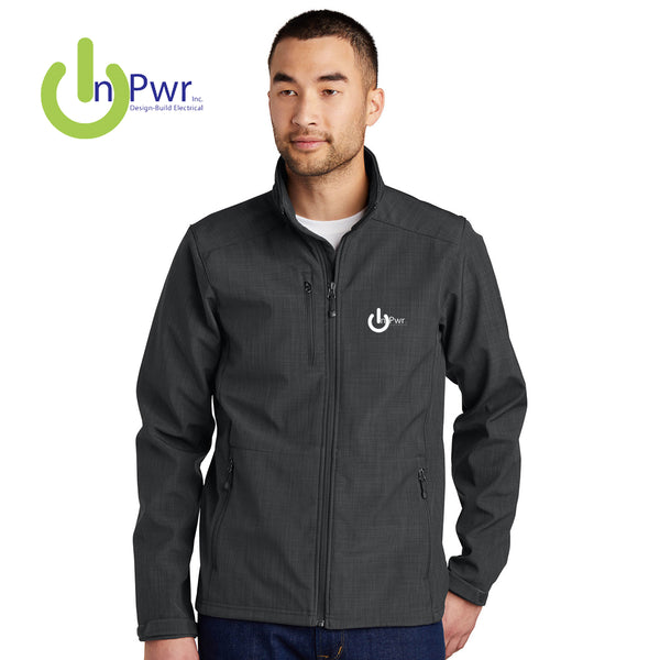 EB532 Eddie Bauer® Shaded Crosshatch Soft Shell Jacket