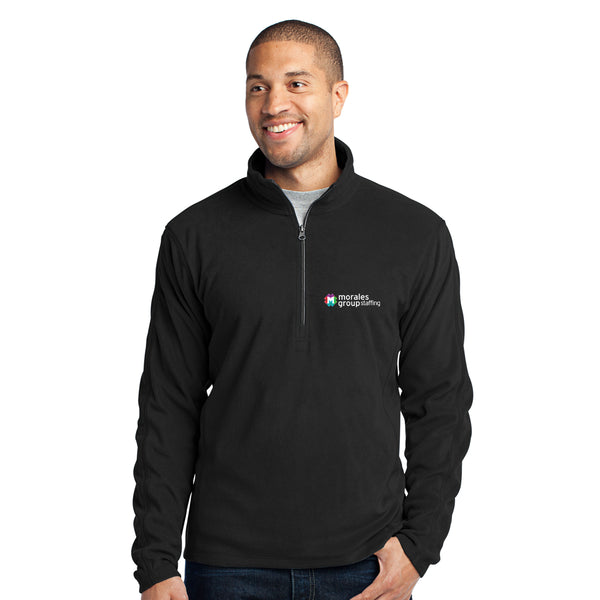 Morales Group and Accion - F224 Port Authority® Microfleece 1/2-Zip Pullover