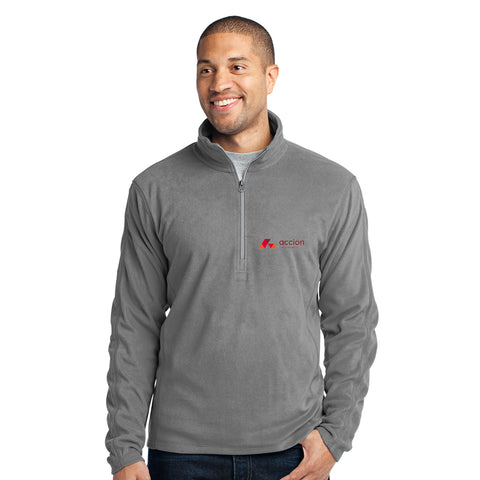 Morales Group and Accion - F224 Port Authority® Microfleece 1/2-Zip Pullover