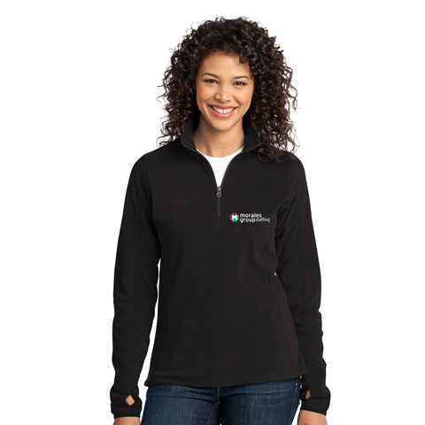 Morales Group and Accion - L224 Port Authority® Ladies Microfleece 1/2-Zip Pullover