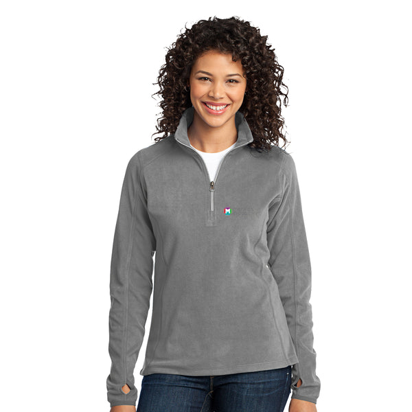 Morales Group and Accion - L224 Port Authority® Ladies Microfleece 1/2-Zip Pullover