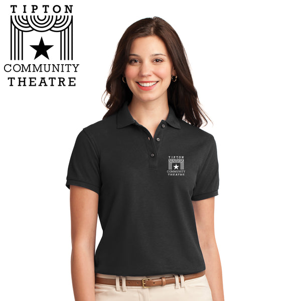 Tipton Community Theatre - L500 Port Authority® Ladies Silk Touch™ Polo