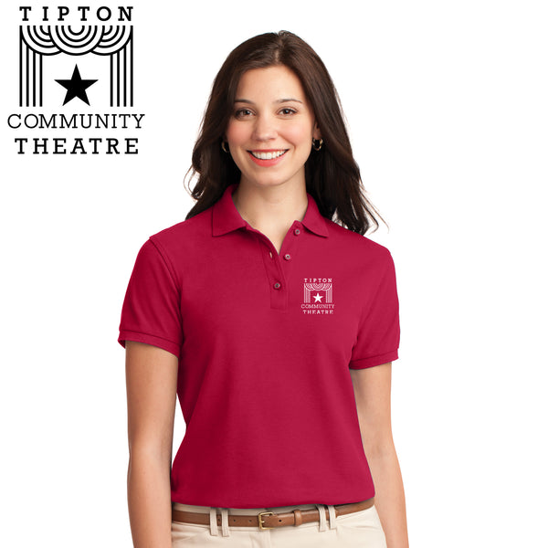 Tipton Community Theatre - L500 Port Authority® Ladies Silk Touch™ Polo