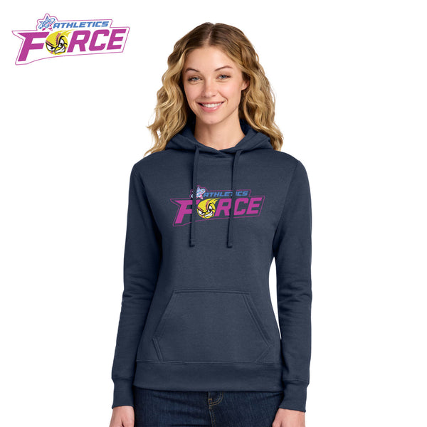 Force Softball - LPC78H Port & Co® Women's Core Fleece Pullover Hooded Sweatshirt