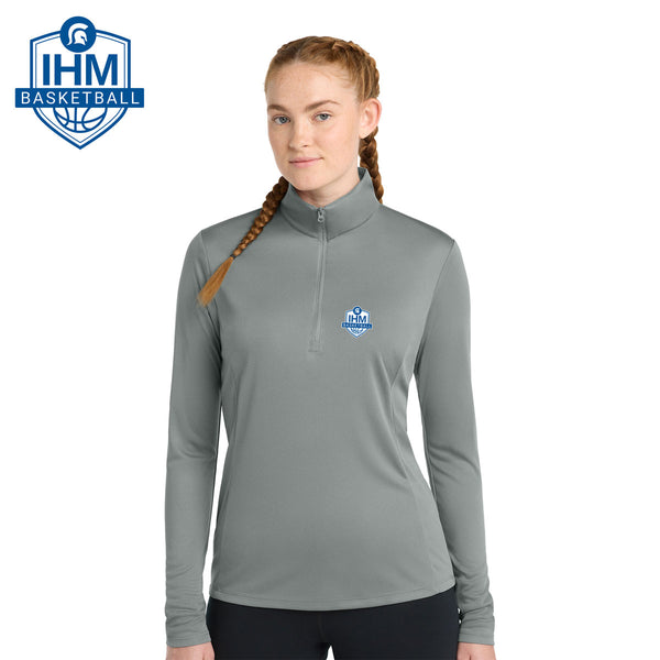 IHM Basketball - LST357 Sport-Tek® Women's PosiCharge® Competitor™ 1/4-Zip Pullover