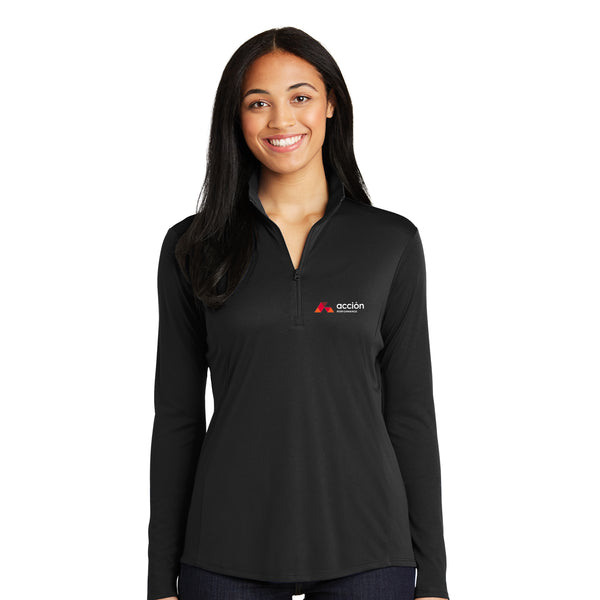 Morales Group and Accion - LST357 Sport-Tek® Ladies PosiCharge® Competitor™ 1/4-Zip Pullover