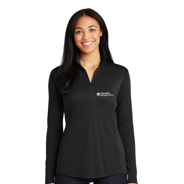 Morales Group and Accion - LST357 Sport-Tek® Ladies PosiCharge® Competitor™ 1/4-Zip Pullover