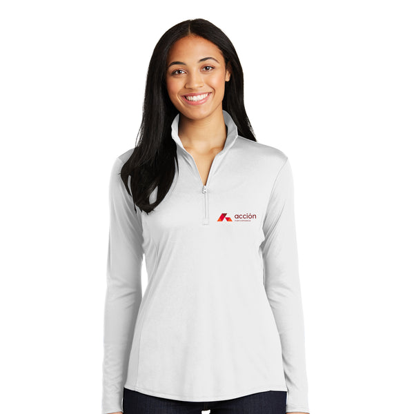Morales Group and Accion - LST357 Sport-Tek® Ladies PosiCharge® Competitor™ 1/4-Zip Pullover