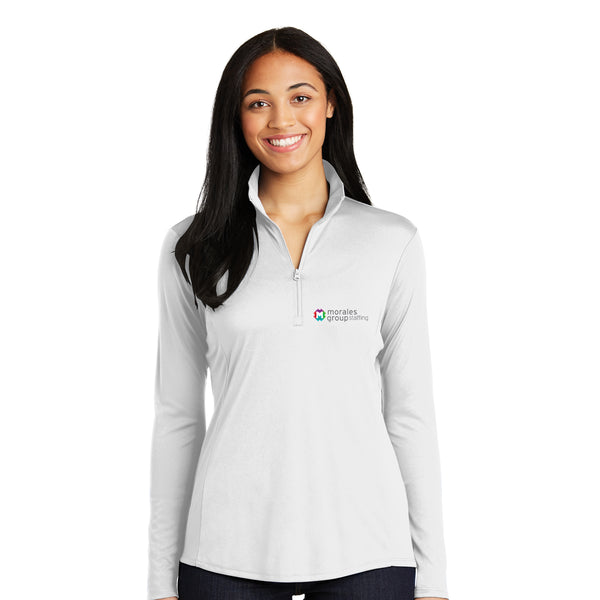 Morales Group and Accion - LST357 Sport-Tek® Ladies PosiCharge® Competitor™ 1/4-Zip Pullover