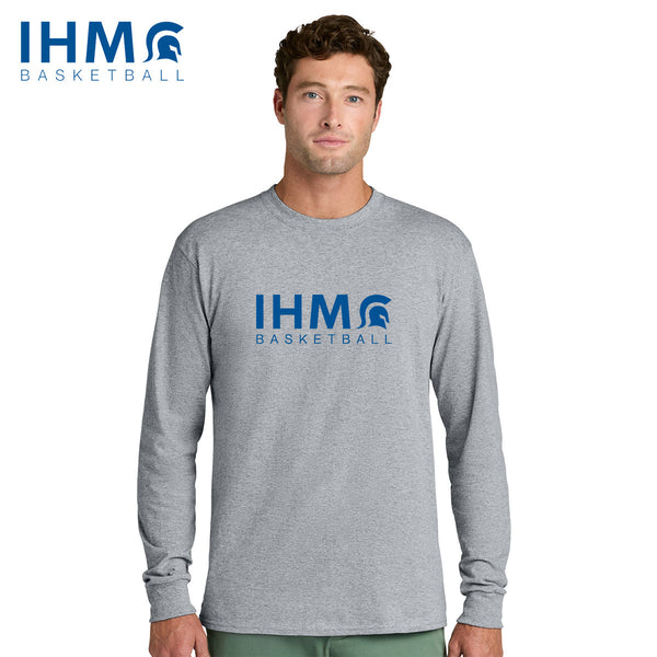 IHM Basketball - PC54LS Port & Co® Long Sleeve Core Cotton Tee