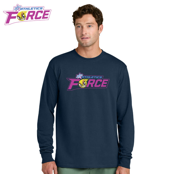 Force Softball - PC54LS Port & Co® Long Sleeve Core Cotton Tee