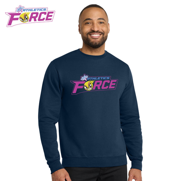 Force Softball - PC78 Port & Co® Core Fleece Crewneck Sweatshirt