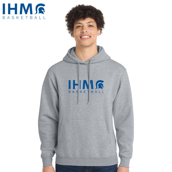 IHM Basketball - PC78H Port & Co® Core Fleece Pullover Hooded Sweatshirt