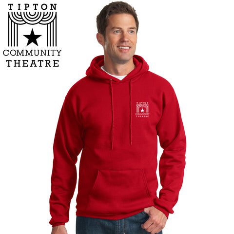 Tipton Community Theatre - PC78H Port & Company® Core Fleece Pullover Hooded Sweatshirt