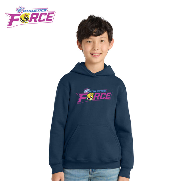 Force Softball - PC78YH Port & Co® Youth Core Fleece Pullover Hooded Sweatshirt