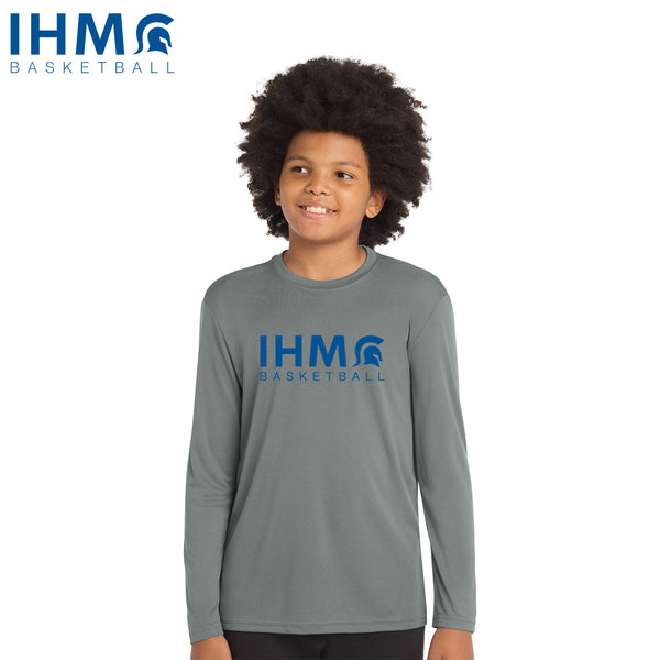 IHM Basketball - YST350LS Sport-Tek® Youth Long Sleeve PosiCharge® Competitor™ Tee