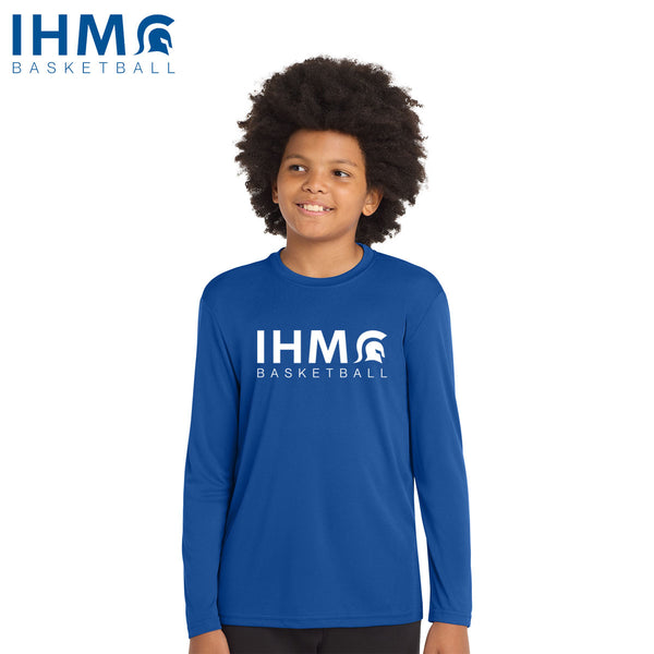 IHM Basketball - YST350LS Sport-Tek® Youth Long Sleeve PosiCharge® Competitor™ Tee
