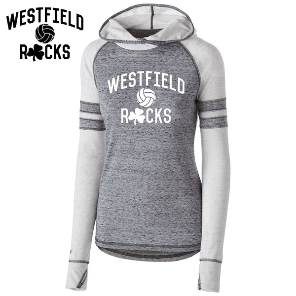 Rocks Volleyball - 229749-b Ladies Advocate Hoodie