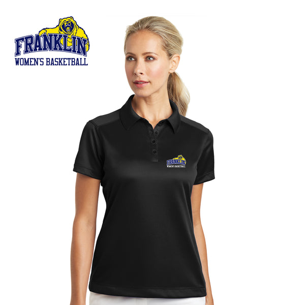 Franklin College - 354064 Nike Ladies Dri-FIT Pebble Texture Polo