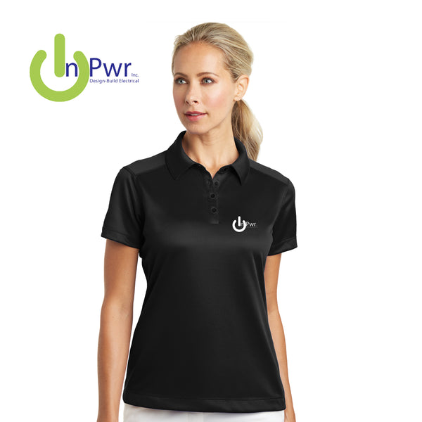 InPwr - 354064 Nike Ladies Dri-FIT Pebble Texture Polo