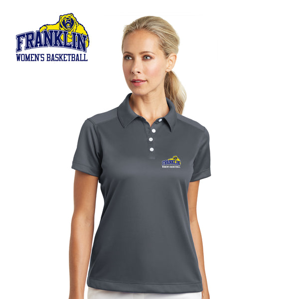 Franklin College - 354064 Nike Ladies Dri-FIT Pebble Texture Polo