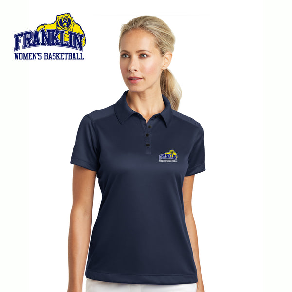 Franklin College - 354064 Nike Ladies Dri-FIT Pebble Texture Polo
