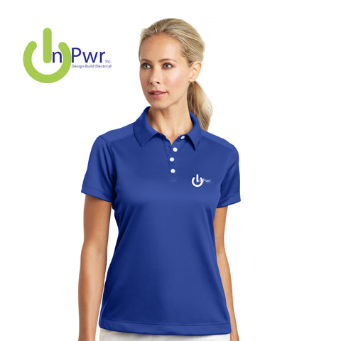 InPwr - 354064 Nike Ladies Dri-FIT Pebble Texture Polo