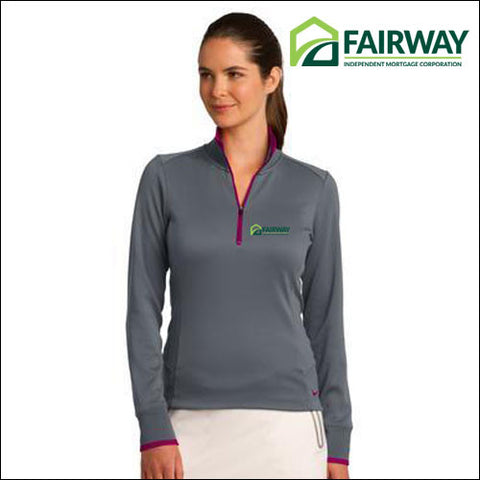 Fairway 578674 Nike Golf Ladies Dri-FIT 1/2-Zip Cover-Up