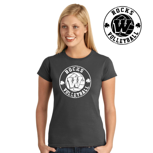 Rocks Volleyball - 64000L-b Gildan Softstyle® Junior Fit T-Shirt