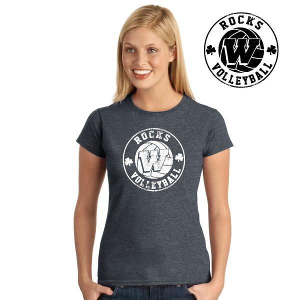 Rocks Volleyball - 64000L-b Gildan Softstyle® Junior Fit T-Shirt