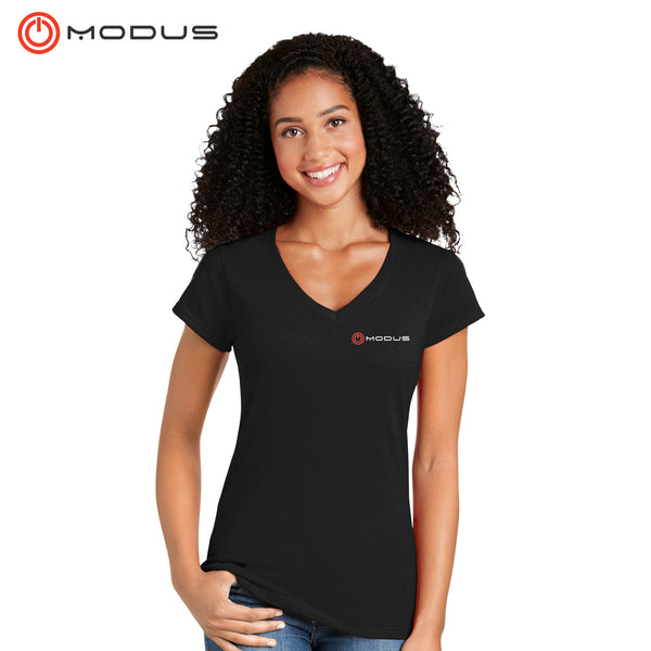 Modus - 64V00L Gildan Softstyle® Ladies Fit V-Neck T-Shirt