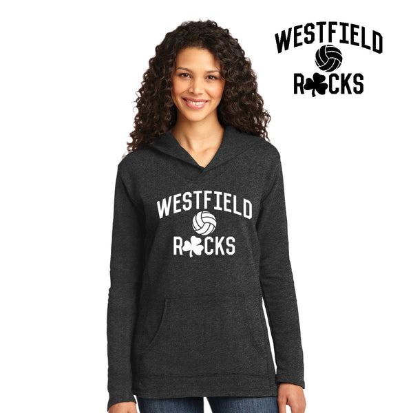 Rocks Volleyball - 72500L-c Anvil® Ladies French Terry Pullover Hooded Sweatshirt