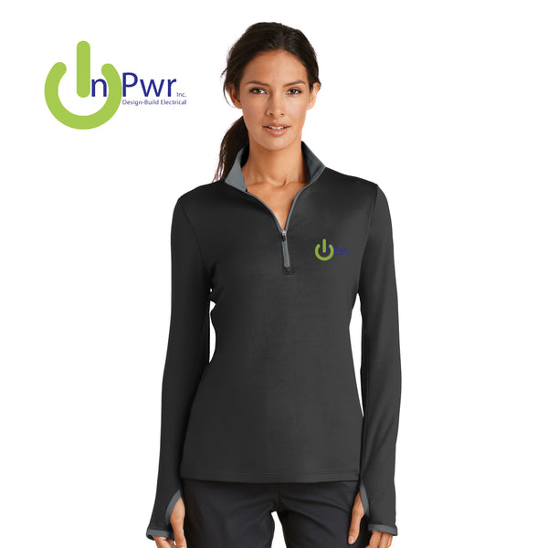 InPwr - 779796 Nike Ladies Dri-FIT Stretch 1/2-Zip Cover-Up