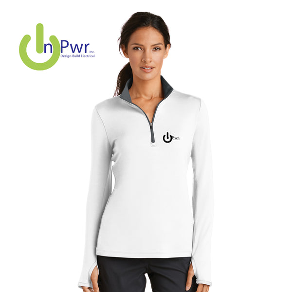 InPwr - 779796 Nike Ladies Dri-FIT Stretch 1/2-Zip Cover-Up