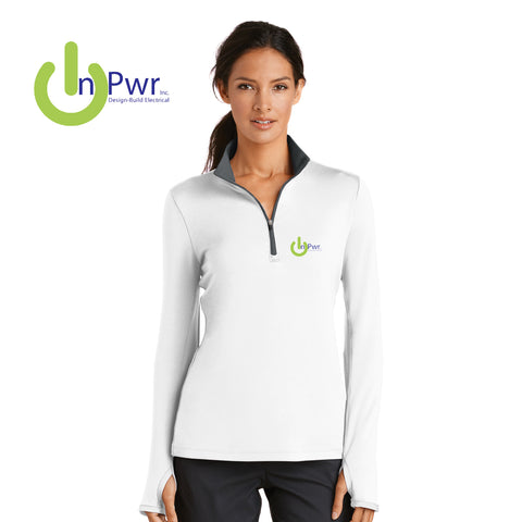 InPwr - 779796 Nike Ladies Dri-FIT Stretch 1/2-Zip Cover-Up