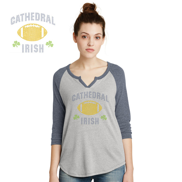 Cathedral - AA5060 Alternative Outfield 3/4-Sleeve Vintage 50/50 Tee