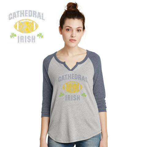 Cathedral - AA5060 Alternative Outfield 3/4-Sleeve Vintage 50/50 Tee