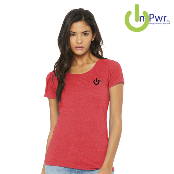 InPwr - BC8413 Bella+Canvas ® Women’s Triblend Short Sleeve Tee