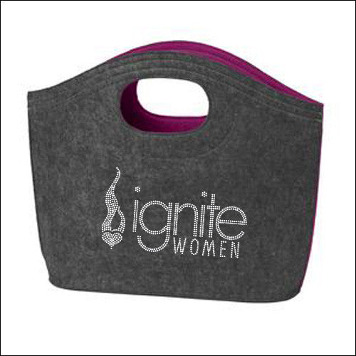 Ignite BG403 Port Authority® Felt Hobo Tote. BG403