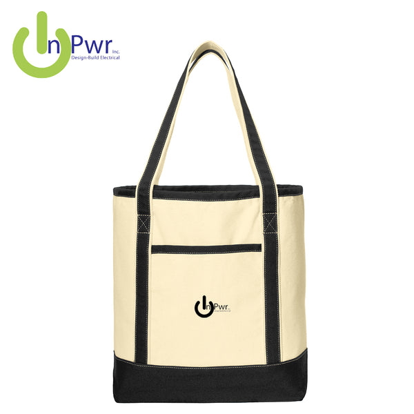 InPwr - BG413 Port Authority® Large Cotton Canvas Boat Tote