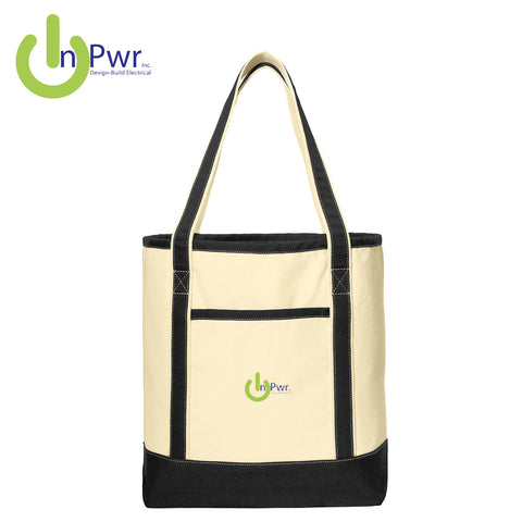 InPwr - BG413 Port Authority® Large Cotton Canvas Boat Tote