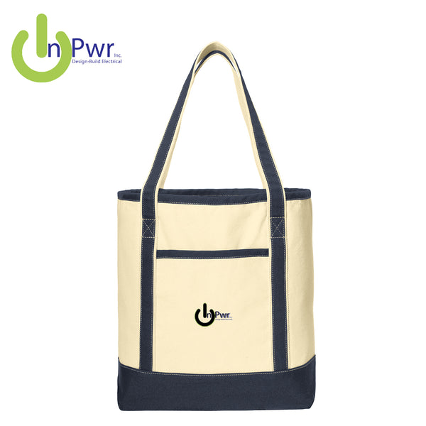 InPwr - BG413 Port Authority® Large Cotton Canvas Boat Tote