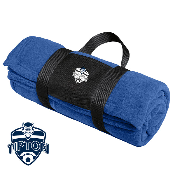 Tipton Soccer 5 - BP20 Port Authority® Fleece Blanket with Carrying Strap