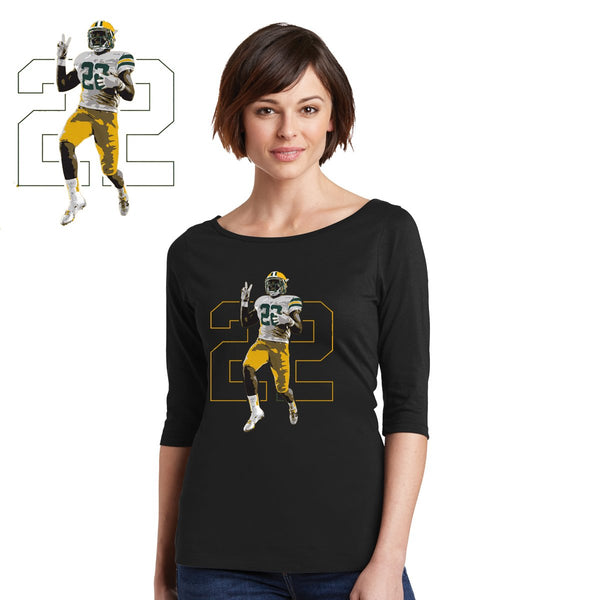 FeedDex - DM107L District ® Women’s Perfect Weight ® 3/4-Sleeve Tee (1)